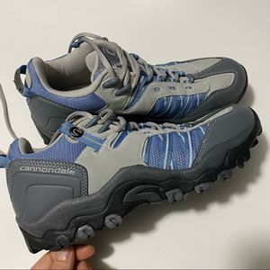 CANNONDALE Grey Woman’s Lace-Up Cycling biking Shoes-shimano-size 9.5M